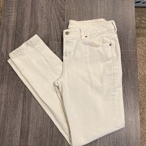 Garnet Hill White Jeans Sz 8
